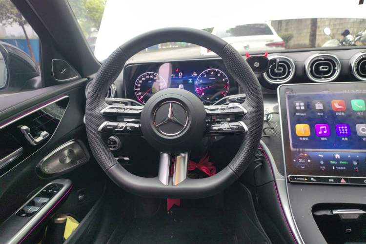 Used Mercedes-Benz C-Class 2025 C 260 L Obsidian Night Sport Edition Steering Wheel