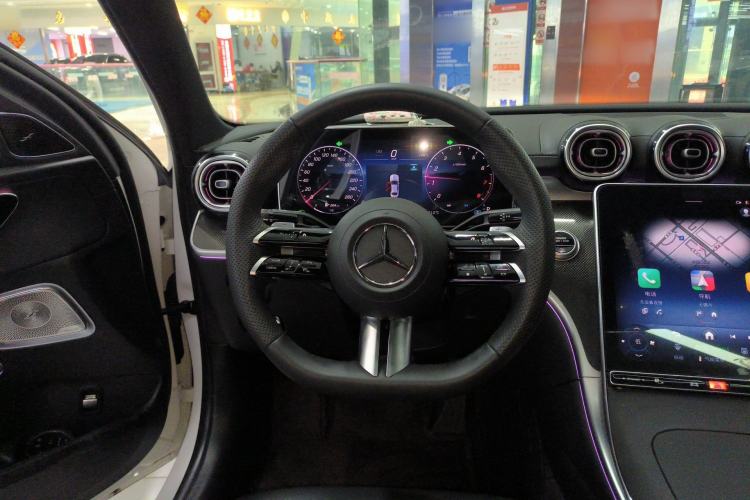 Used Mercedes-Benz C-Class 2025 C 260 L Obsidian Night Sport Edition Steering Wheel
