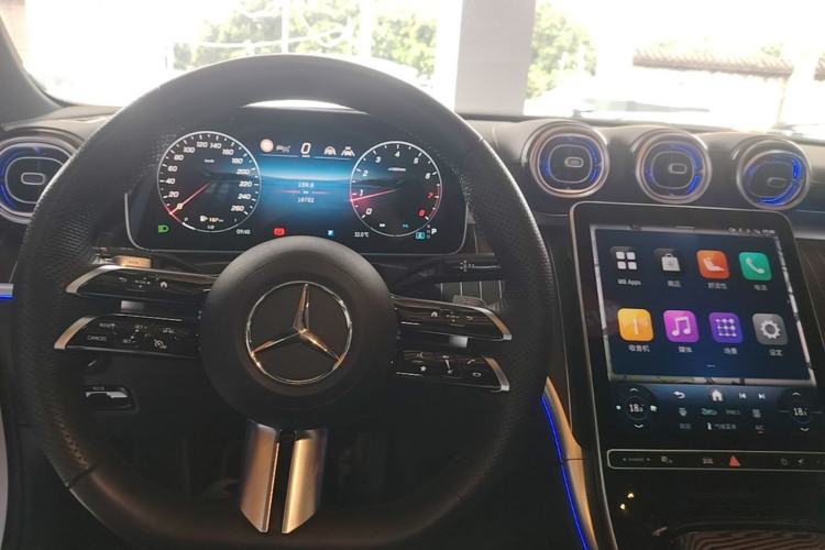 Used Mercedes-Benz C-Class 2025 C 260 L Obsidian Night Sport Edition Steering Wheel