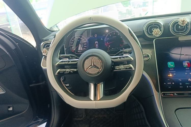 Used Mercedes-Benz C-Class 2025 C 260 L Obsidian Night Sport Edition Steering Wheel