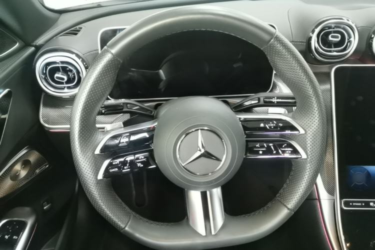 Used Mercedes-Benz C-Class 2025 C 260 L Obsidian Night Sport Edition Steering Wheel
