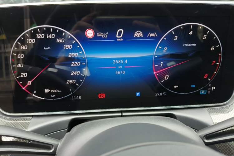 Used Mercedes-Benz C-Class 2026 C 260 L Moonlight Sport Edition Instrument Cluster