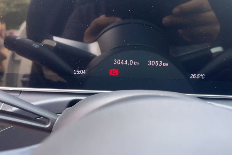 Used Mercedes-Benz C-Class 2026 C 260 L Sport Edition Odometer Close Up