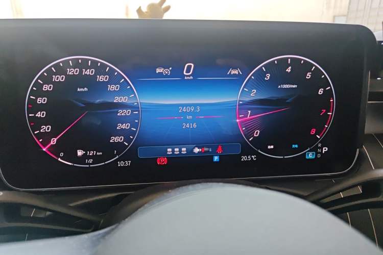 Used Mercedes-Benz C-Class 2026 C 260 L Sport Special Edition Odometer Close Up