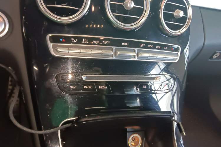 Used Mercedes-Benz C-Class AMG 2017 AMG C 63 Audio And AC Panel