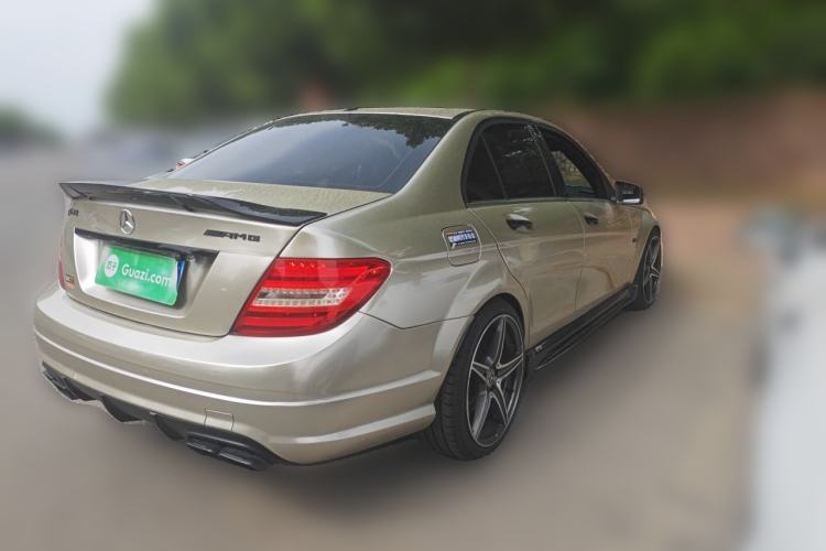 Used Mercedes-Benz C-Class AMG 2009 AMG C 63 Sport Edition Rear Right 45 Deg