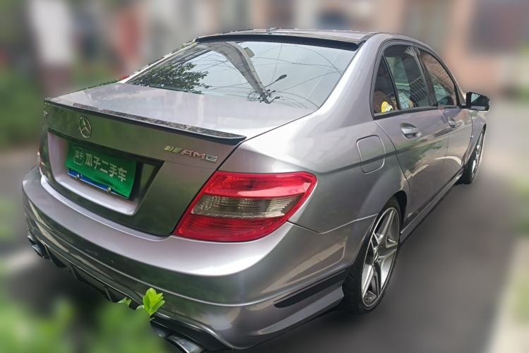 Used Mercedes-Benz C-Class AMG 2009 AMG C 63 Sport Edition Rear Right 45 Deg