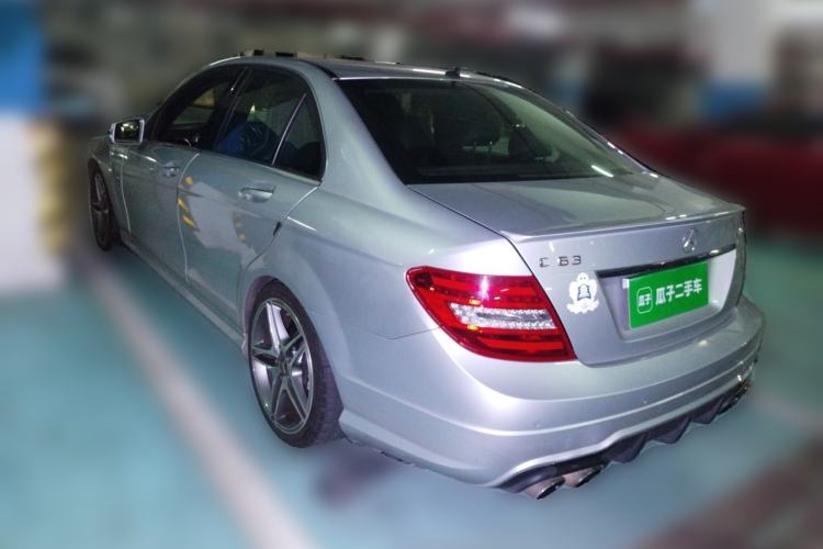 Used Mercedes-Benz C-Class AMG 2009 AMG C 63 Sport Edition Rear Left 45 Deg