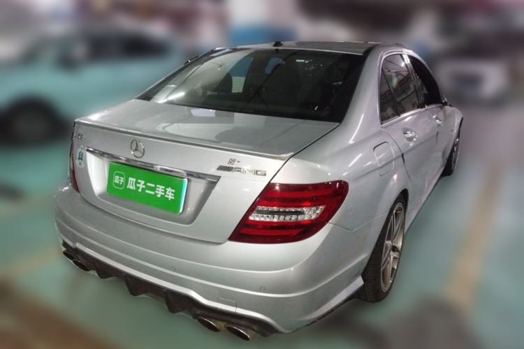 Used Mercedes-Benz C-Class AMG 2009 AMG C 63 Sport Edition Rear Right 45 Deg