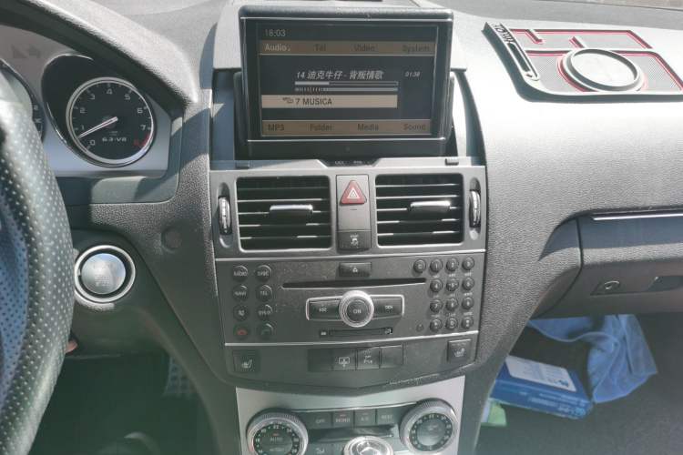 Used Mercedes-Benz C-Class AMG 2009 AMG C 63 Sport Edition Audio And AC Panel