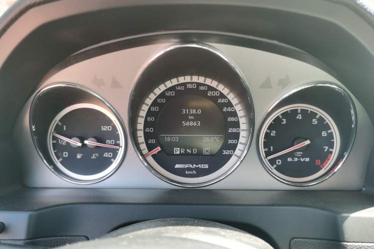 Used Mercedes-Benz C-Class AMG 2009 AMG C 63 Sport Edition Instrument Cluster