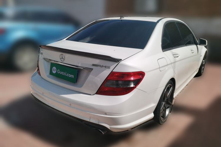 Used Mercedes-Benz C-Class AMG 2009 AMG C 63 Sport Edition Rear Right 45 Deg
