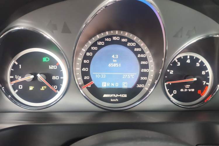 Used Mercedes-Benz C-Class AMG 2009 AMG C 63 Sport Edition Instrument Cluster