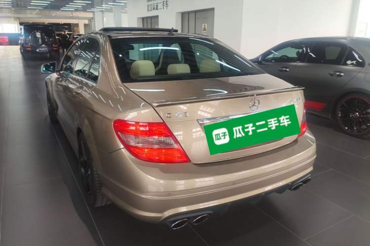 Used Mercedes-Benz C-Class AMG 2009 AMG C 63 Sport Edition Rear Left 45 Deg