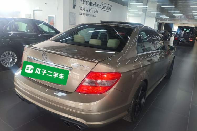 Used Mercedes-Benz C-Class AMG 2009 AMG C 63 Sport Edition Rear Right 45 Deg