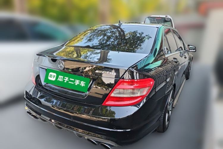 Used Mercedes-Benz C-Class AMG 2010 AMG C 63 Sport Enhancement Edition Rear Right 45 Deg