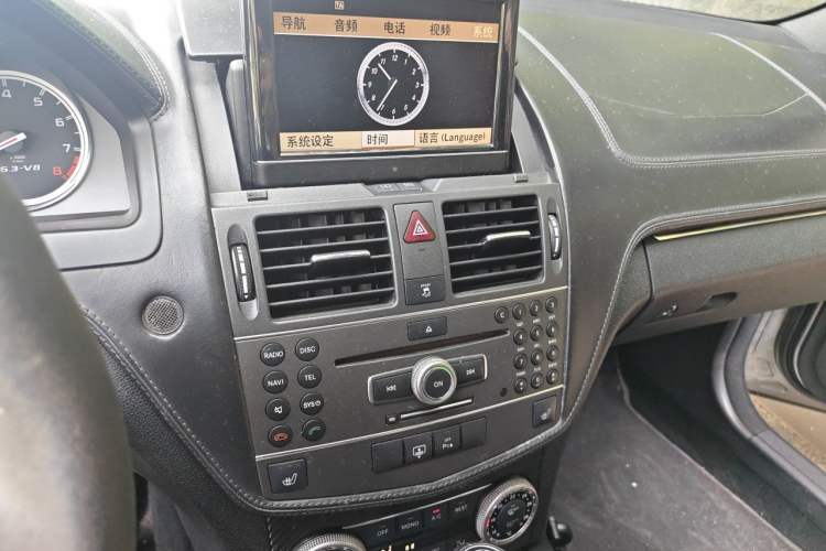 Used Mercedes-Benz C-Class AMG 2010 AMG C 63 High-Performance Edition Audio And AC Panel
