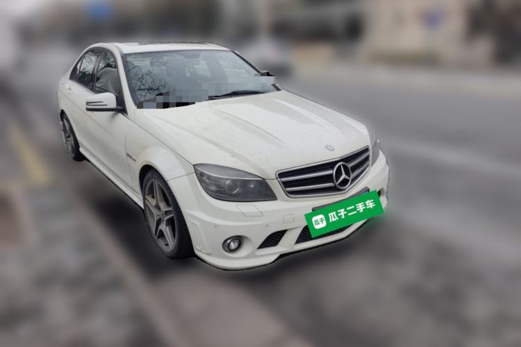 Used Mercedes-Benz C-Class AMG 2010 AMG C 63 Sport Enhancement Edition Front Right 45 Deg