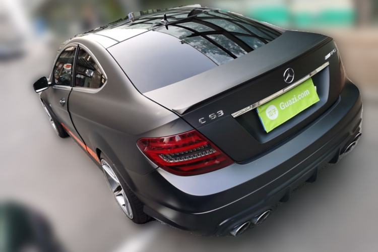 Used Mercedes-Benz C-Class AMG 2012 AMG C 63 Coupe Sport Edition Rear Left 45 Deg