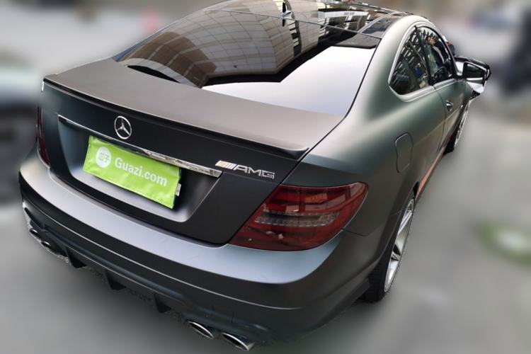 Used Mercedes-Benz C-Class AMG 2012 AMG C 63 Coupe Sport Edition Rear Right 45 Deg