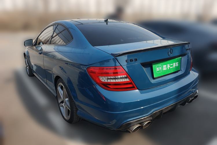 Used Mercedes-Benz C-Class AMG 2012 AMG C 63 Coupe Sport Edition Rear Left 45 Deg