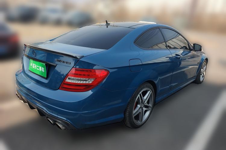 Used Mercedes-Benz C-Class AMG 2012 AMG C 63 Coupe Sport Edition Rear Right 45 Deg