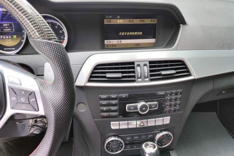 Used Mercedes-Benz C-Class AMG 2012 AMG C 63 Coupe Sport Edition Audio And AC Panel