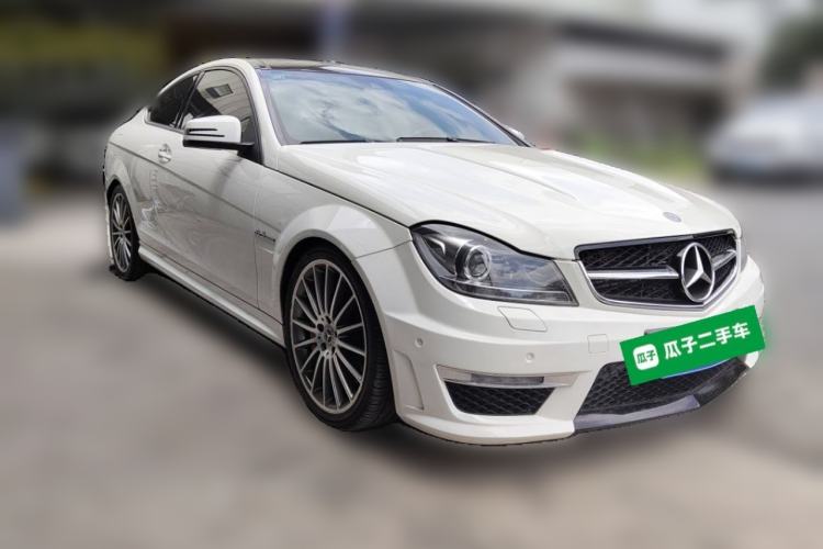 Used Mercedes-Benz C-Class AMG 2012 AMG C 63 Coupe Sport Edition Front Right 45 Deg