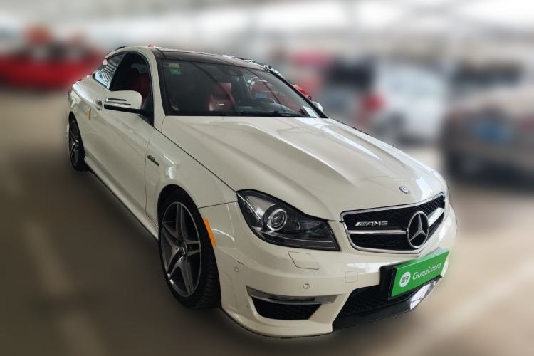 Used Mercedes-Benz C-Class AMG 2012 AMG C 63 Coupe Sport Edition Front Right 45 Deg