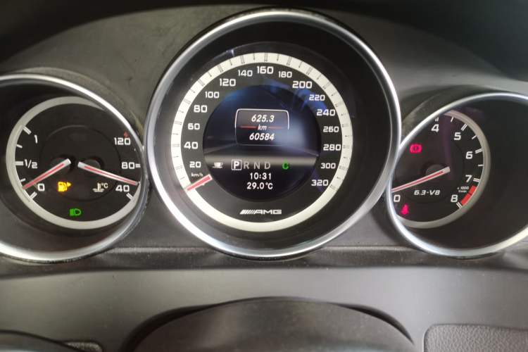 Used Mercedes-Benz C-Class AMG 2012 AMG C 63 Coupe Sport Edition Instrument Cluster