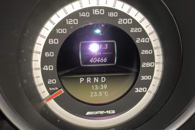 Used Mercedes-Benz C-Class AMG 2012 AMG C 63 Sport Edition Odometer Close Up