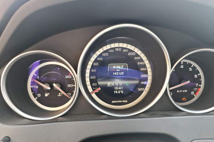 Used Mercedes-Benz C-Class AMG 2012 AMG C 63 Sport Edition Odometer Close Up