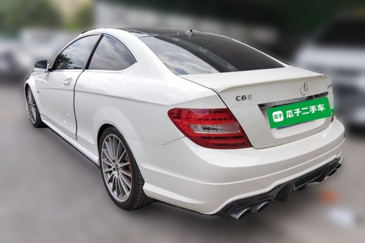 Used Mercedes-Benz C-Class AMG 2012 AMG C 63 Coupe Sport Edition Rear Left 45 Deg