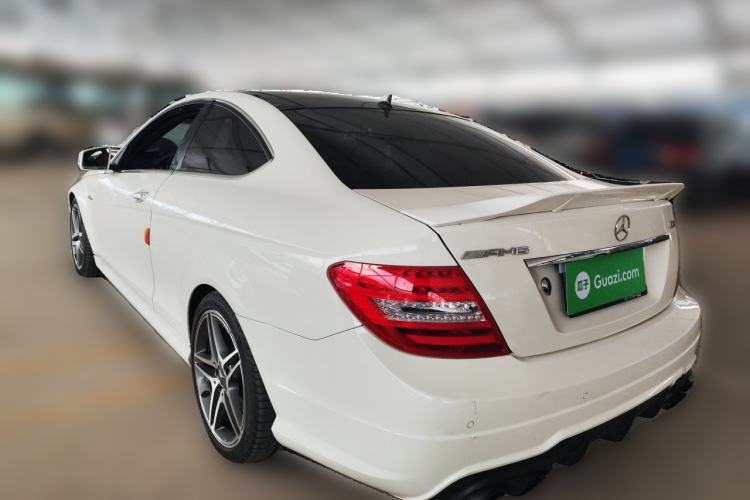 Used Mercedes-Benz C-Class AMG 2012 AMG C 63 Coupe Sport Edition Rear Left 45 Deg