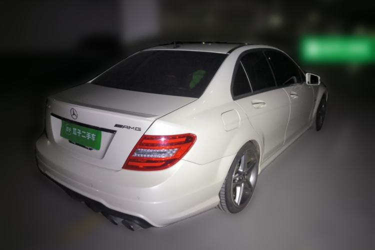 Used Mercedes-Benz C-Class AMG 2012 AMG C 63 Sport Edition Rear Right 45 Deg