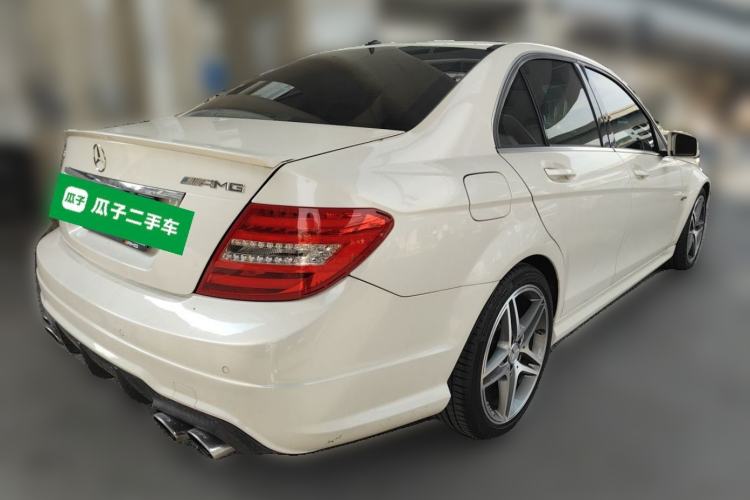Used Mercedes-Benz C-Class AMG 2012 AMG C 63 Sport Edition Rear Right 45 Deg