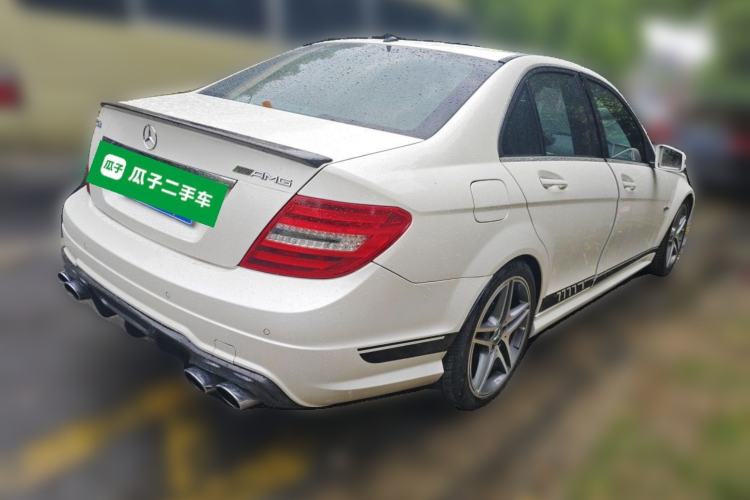 Used Mercedes-Benz C-Class AMG 2012 AMG C 63 Sport Edition Rear Right 45 Deg