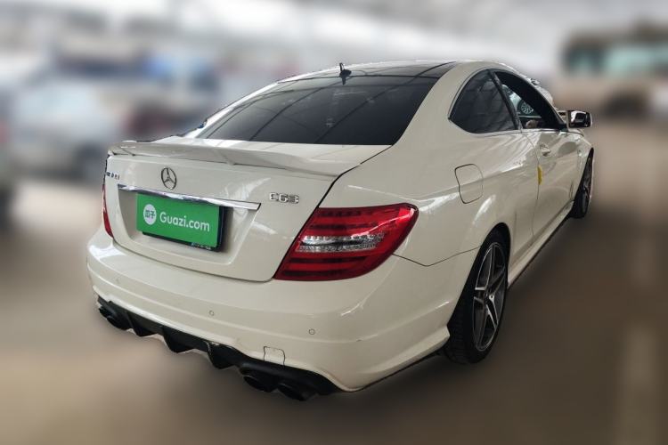 Used Mercedes-Benz C-Class AMG 2012 AMG C 63 Coupe Sport Edition Rear Right 45 Deg