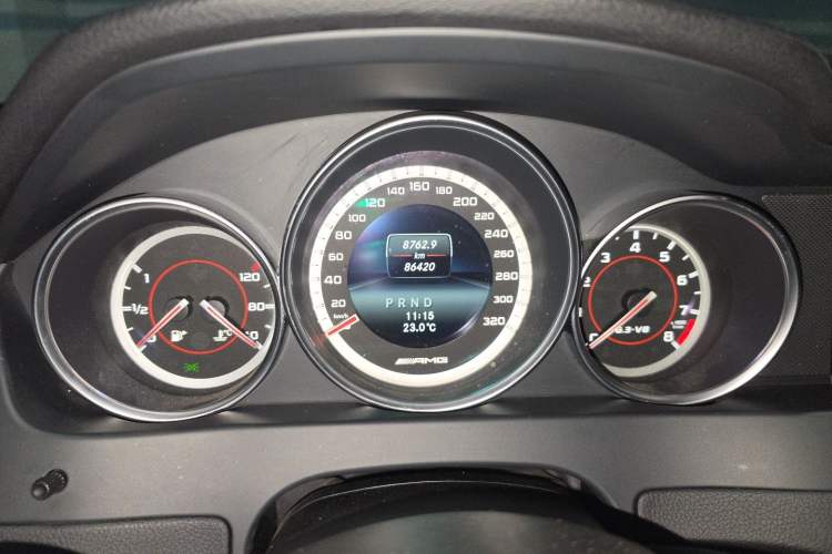 Used Mercedes-Benz C-Class AMG 2014 AMG C 63 Edition 507 Odometer Close Up