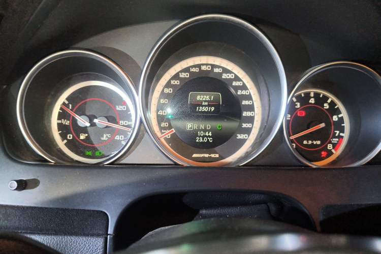 Used Mercedes-Benz C-Class AMG 2014 AMG C 63 Edition 507 Odometer Close Up
