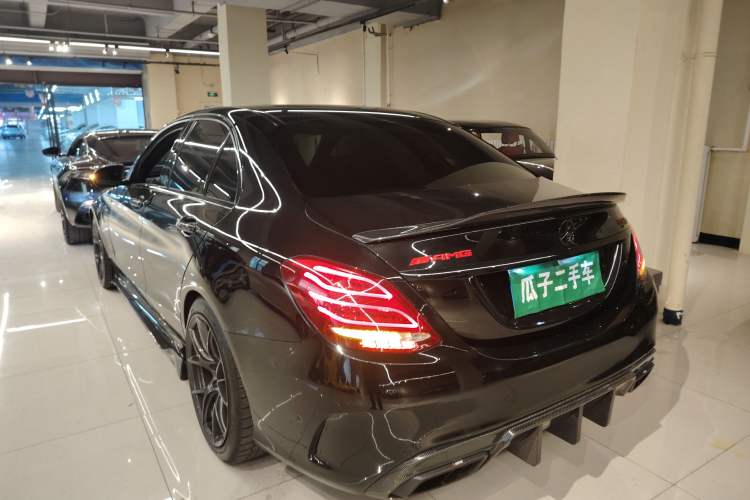 Used Mercedes-Benz C-Class AMG 2015 AMG C 63 Rear Left 45 Deg