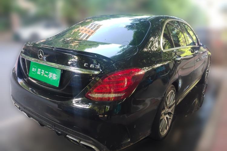 Used Mercedes-Benz C-Class AMG 2015 AMG C 63 Rear Right 45 Deg