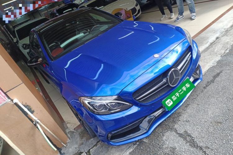 Used Mercedes-Benz C-Class AMG 2015 AMG C 63 S Front Right 45 Deg