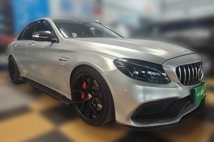 Used Mercedes-Benz C-Class AMG 2015 AMG C 63 Front Right 45 Deg