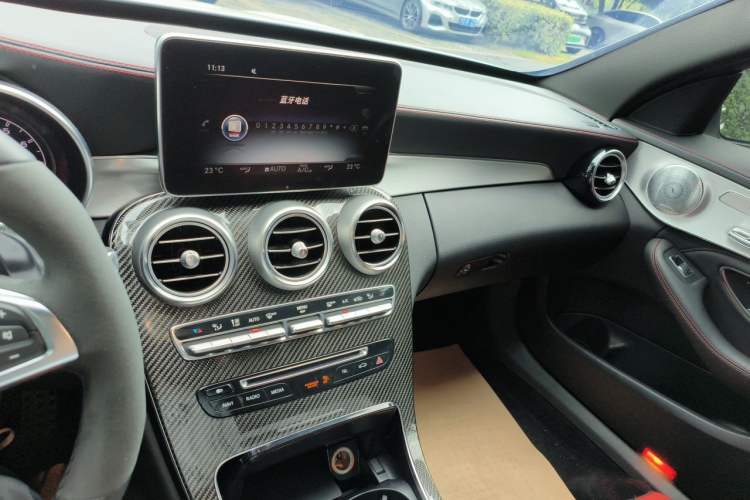 Used Mercedes-Benz C-Class AMG 2015 AMG C 63 Audio And AC Panel