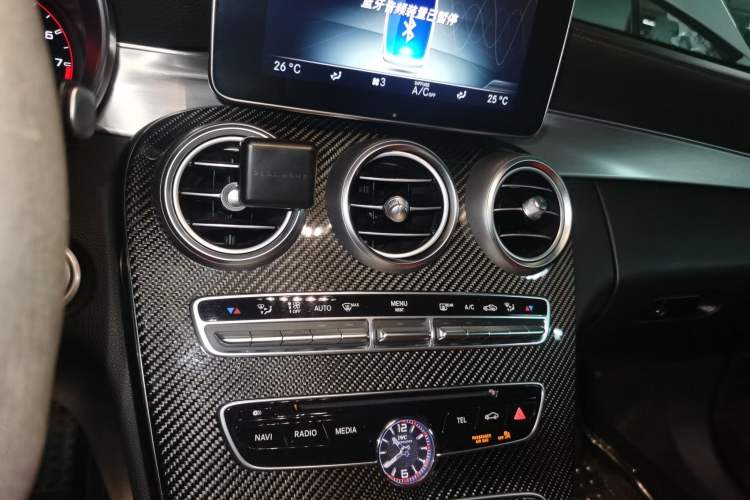 Used Mercedes-Benz C-Class AMG 2015 AMG C 63 S Audio And AC Panel
