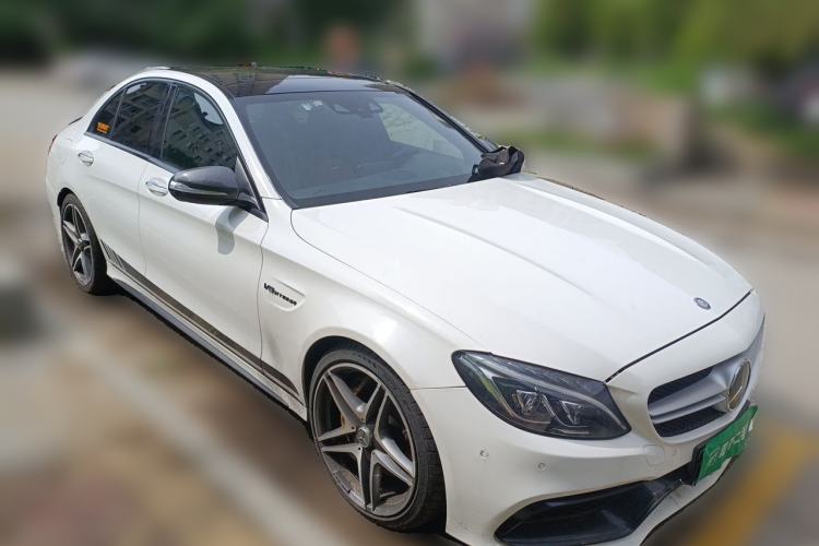 Used Mercedes-Benz C-Class AMG 2015 AMG C 63 Front Right 45 Deg