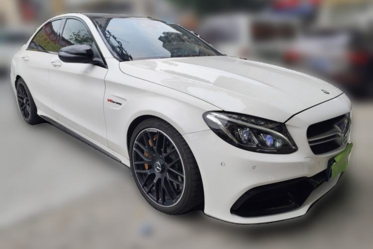 Used Mercedes-Benz C-Class AMG 2015 AMG C 63 S Front Right 45 Deg