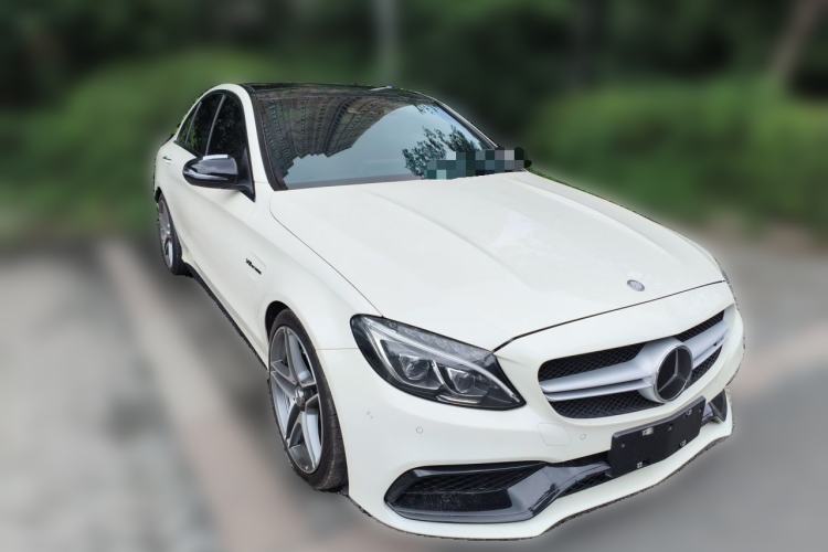 Used Mercedes-Benz C-Class AMG 2015 AMG C 63 Front Right 45 Deg