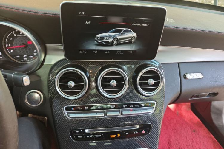 Used Mercedes-Benz C-Class AMG 2015 AMG C 63 Audio And AC Panel